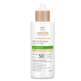 Adcos Protetor Solar Aqua Fluid Fps 50 Ivory 40ml