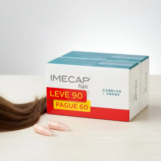 Imecap Hair Cabelos E Unhas Suplemento Capilar Antiqueda Leve 90 Pague 60